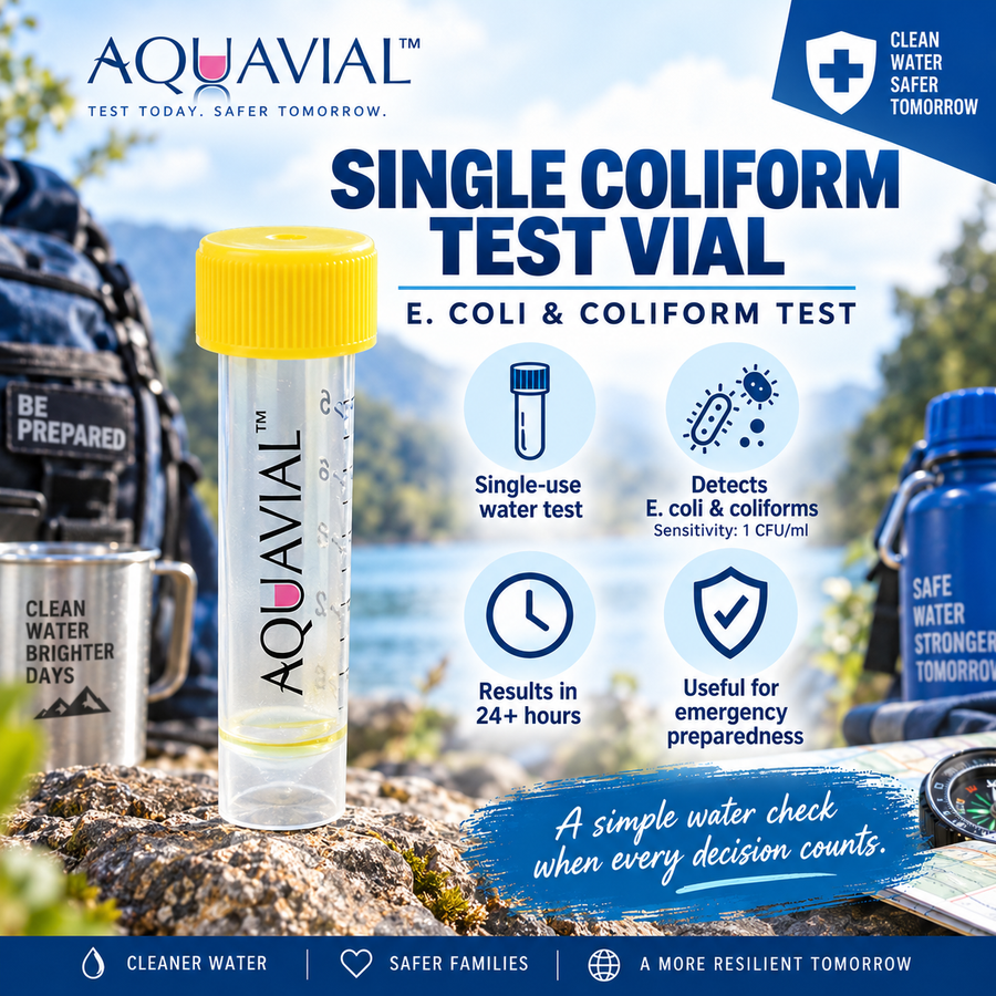 Coliform Test Vial (1-test)