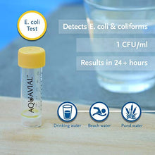 ဓာတ်ပုံကိုပြခန်းကြည့်ရှုသူသို့တင်ပါ။Coliform Test Vial (1-test)